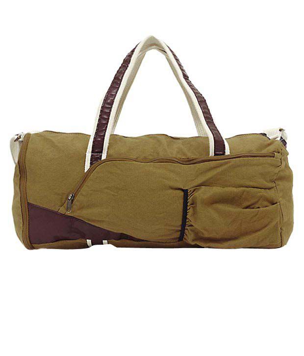 OTLS Khaki Brown Sling Duffle Bag - Buy OTLS Khaki Brown Sling Duffle ...