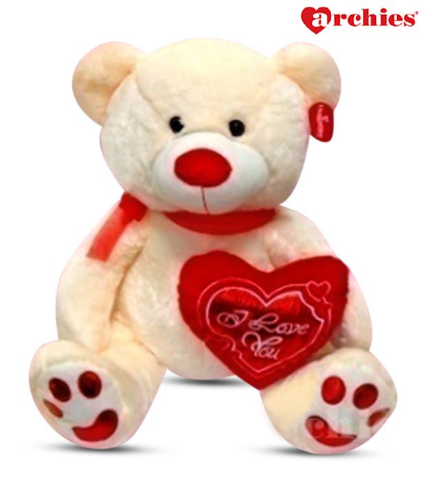 Archies Valentine Teddy Bear (Small) - Buy Archies Valentine Teddy Bear ...