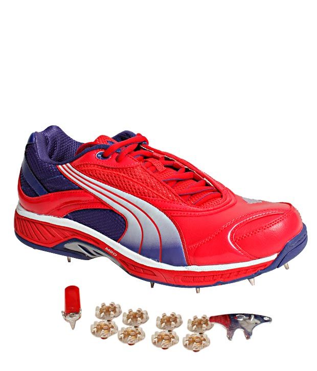 Puma Pulse Convertible Spike IPL Red Cricket Shoes Buy
