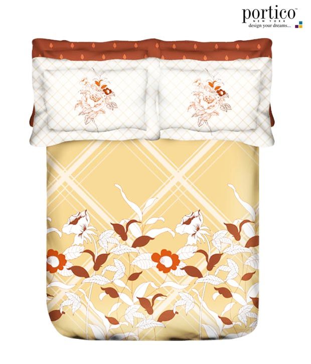 Portico New York Multicolour Carina 3pc King Size Bedsheet Set Buy