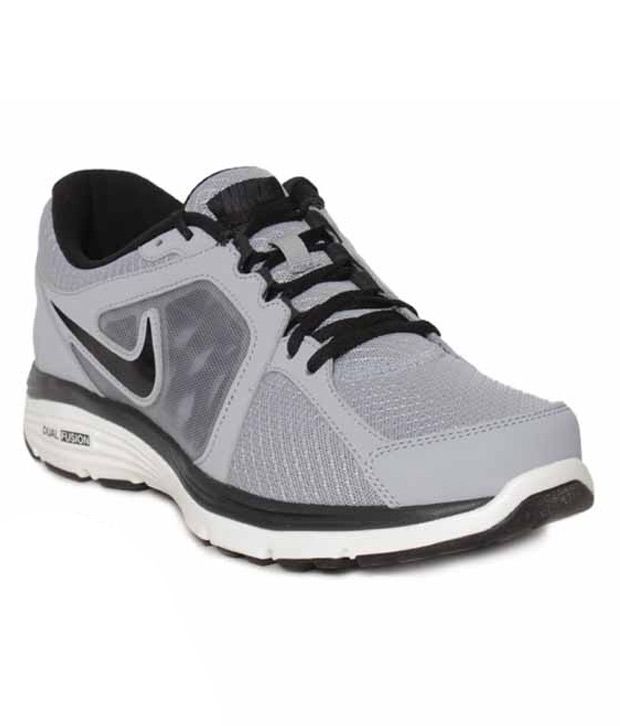 Buy Nike Dual Fusion Run MSL Grey Running Shoes for Men | Snapdeal.com