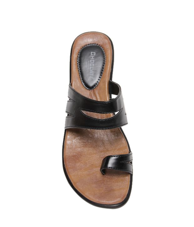stylish black wedges