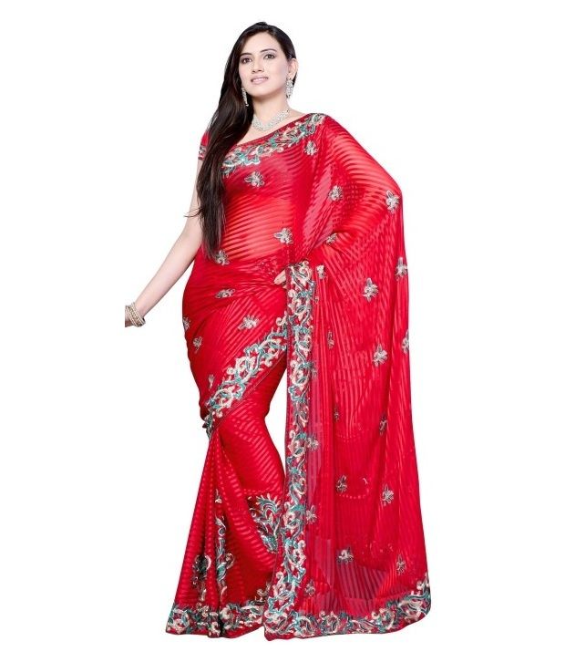 chiffon sarees online low price