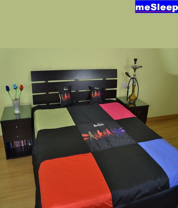 Mesleep Digital Print Beatles Bed Cover Set Mesleep Digital Print Beatles Bed