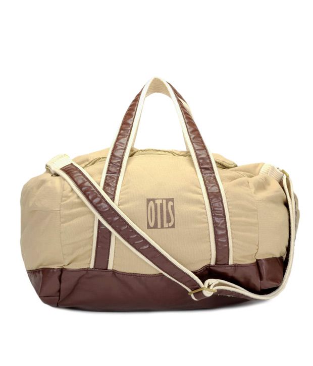 OTLS Stylish Beige & Brown Duffle Bag - Buy OTLS Stylish Beige & Brown ...