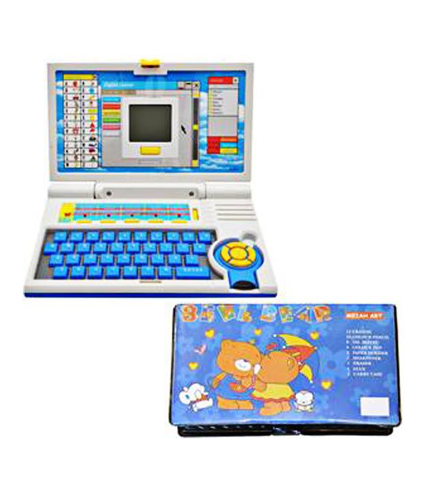 Three 6 Combo of 42 Pcs. Colouring Set With Learning Laptop
