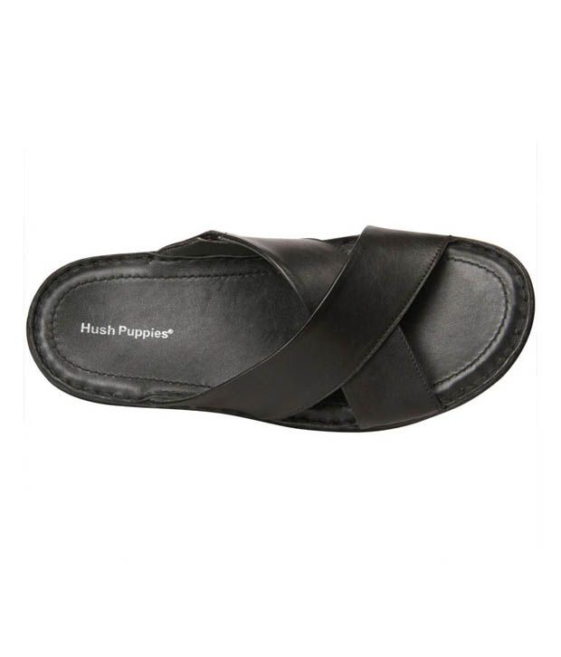 Hush Puppies Tranquil Black Slippers Price in India Buy Hush Puppies