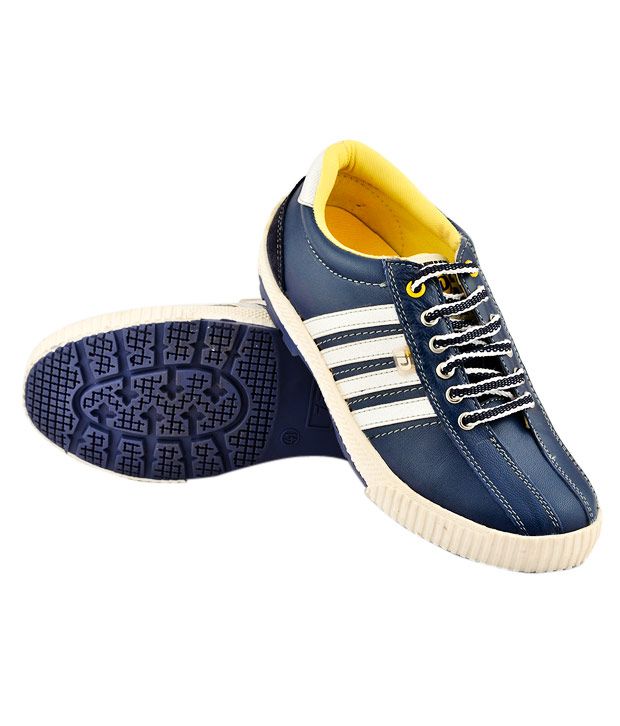 ID Impressive Blue &amp; White Casual Shoes Buy ID