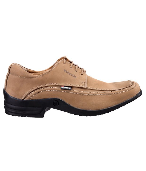 Red Chief Stylish Brown Derby Shoes 