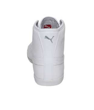 Puma White High Ankle Lifestyle Shoes 