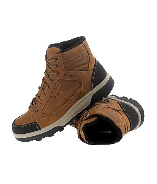 Quechua Qoni Shoes Man Brown Hiking Footwear 8157561 - Buy Quechua Qoni ...