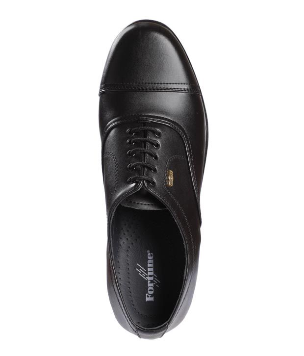 Liberty Fortune Brawny Black Oxford Shoes Price in India- Buy Liberty ...