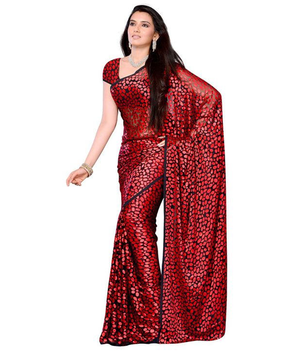 Diva Fashion Embriodered Red Casual Saree With Unstitched Blouse Buy Diva Fashion Embriodered Red Casual Saree With Unstitched Blouse Online At Low Price Snapdeal Com Sarees are an evergreen fashion trend that has made its place in the international fashion news as well. snapdeal