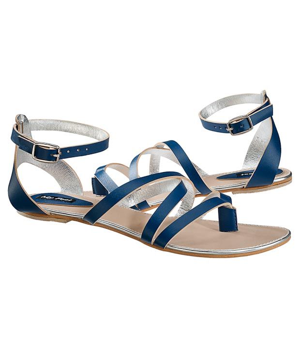 navy blue strappy sandals