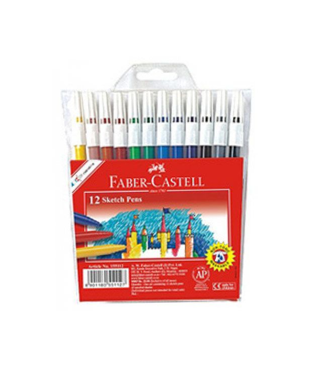 FaberCastell 45F Sketch Pens 12 Shades (Pack Of 20) Buy Online at