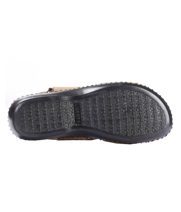 Liberty Leather Fawn Doctor Sole Sandals Price in India