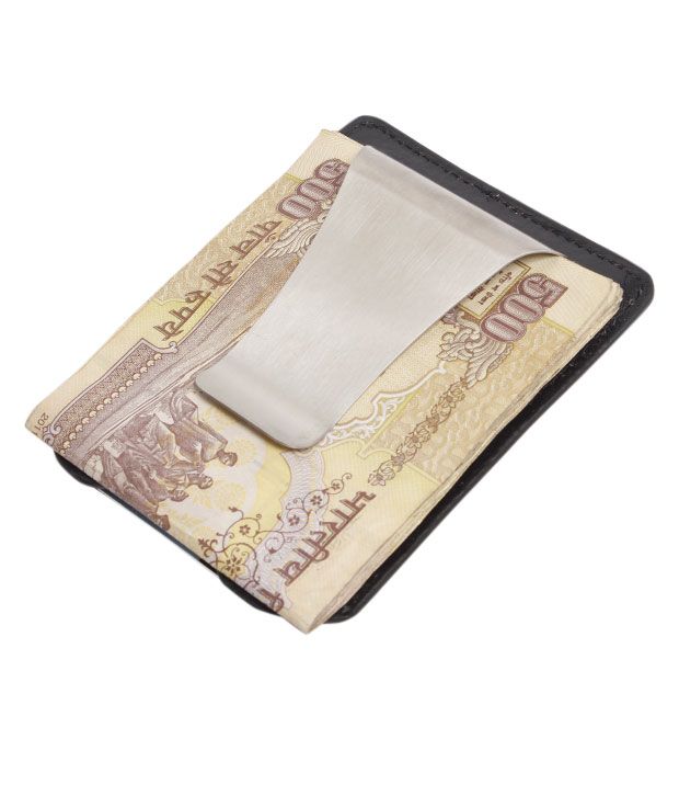 Storus Leather Smart Money Clip - Black: Buy Online at Low Price in ...
