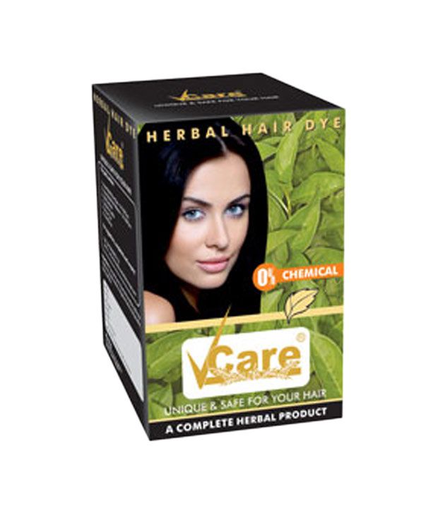     			VCare Natural Herbal Hair Dye Powder for Men and Women 200g (Pack of 2) Apply for Dry Hair & Beard