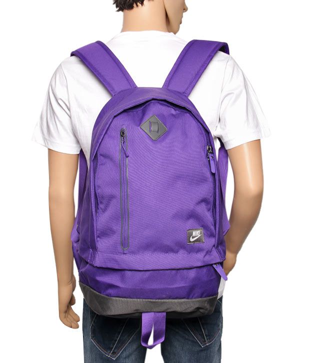 purple and yellow nike backpack