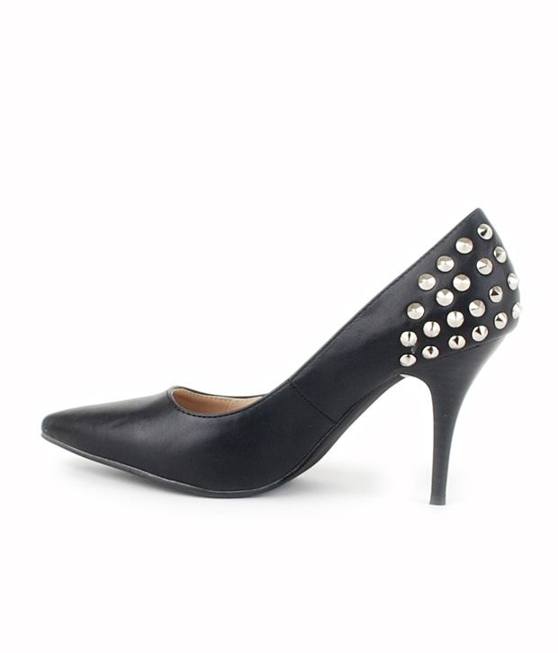 pencil heels black colour