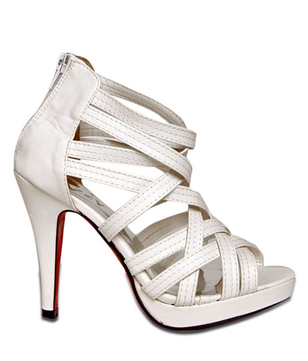 white pencil heels