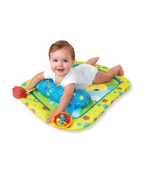 Bright Starts Tummy Time Prop And Play Mat Tiny Turtle And Friends