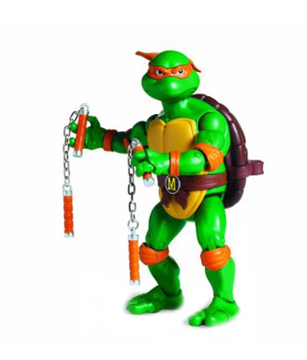 michelangelo toys around