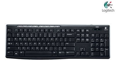 logitech k200 keyboard power button configure