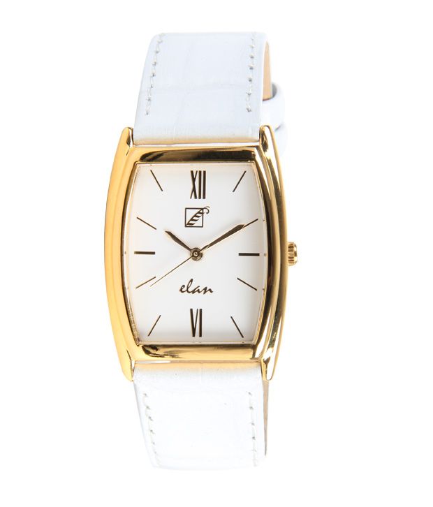 gold white watch