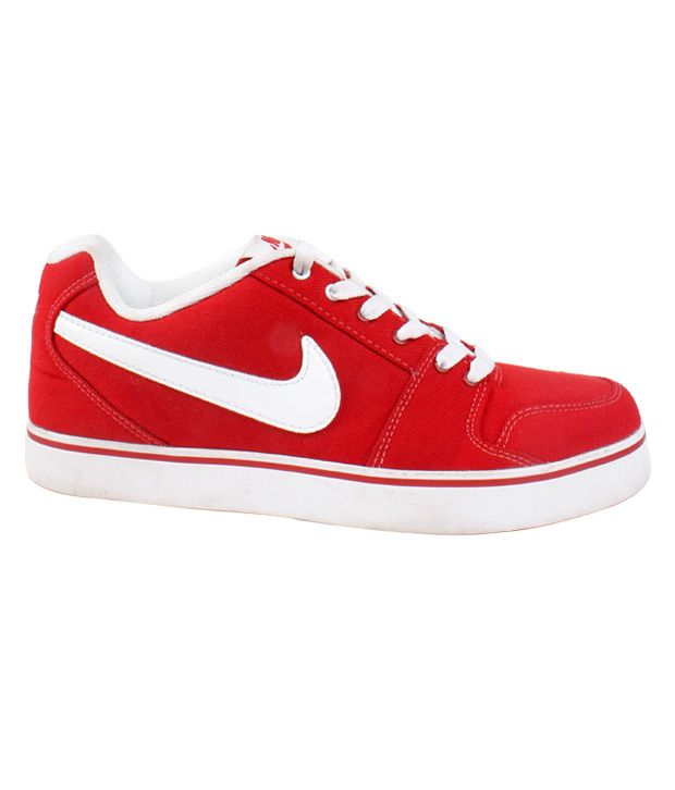 nike red canvas shoes