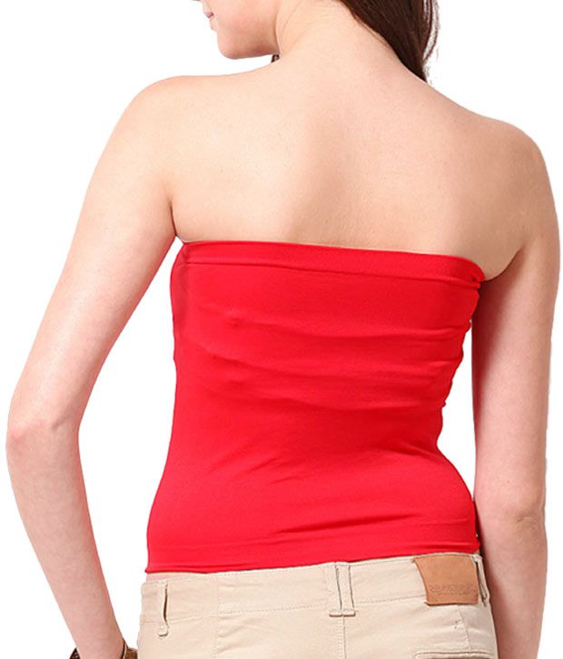 Buy Femella Sexy Red Tube Top Online At Best Prices In India Snapdeal