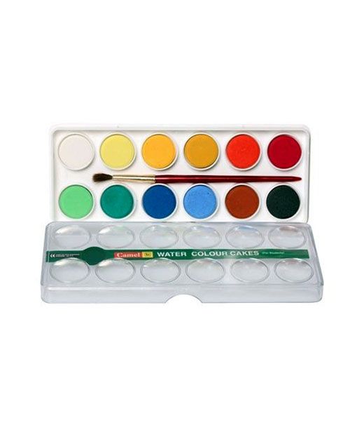     			Camlin Students' Water Colour Cakes (Pack Of 10)