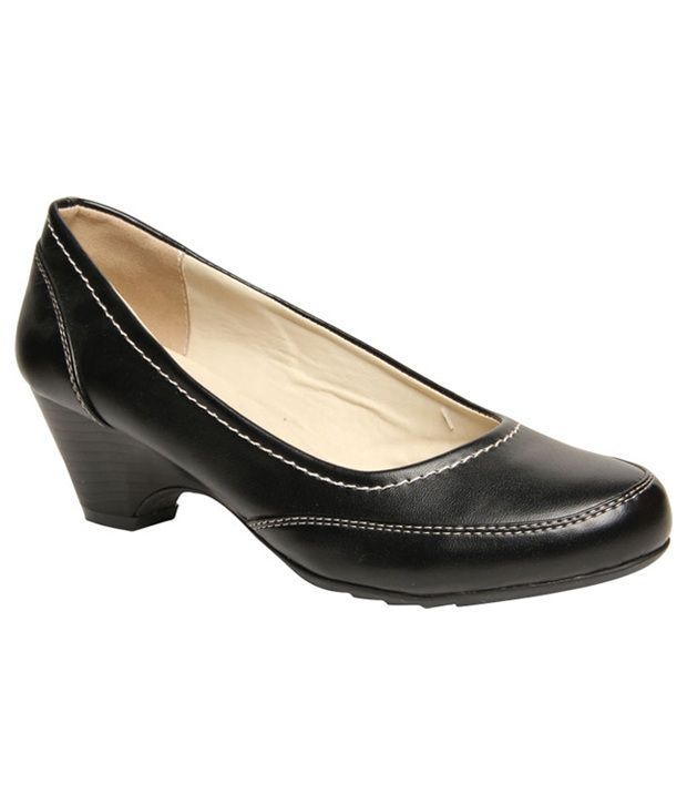 Bata Distinct Black Heel Pumps Price in India- Buy Bata Distinct Black ...