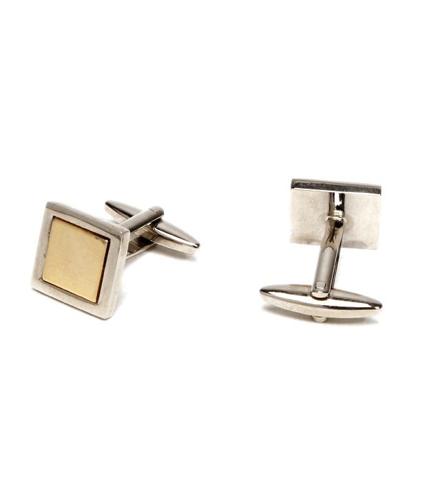 Satya Paul Attractive Golden Tie & Cufflinks Gift Set: Buy Online at ...