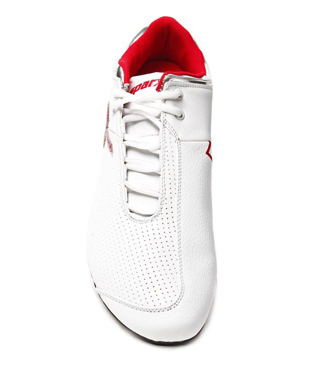 sparx shoes white and red