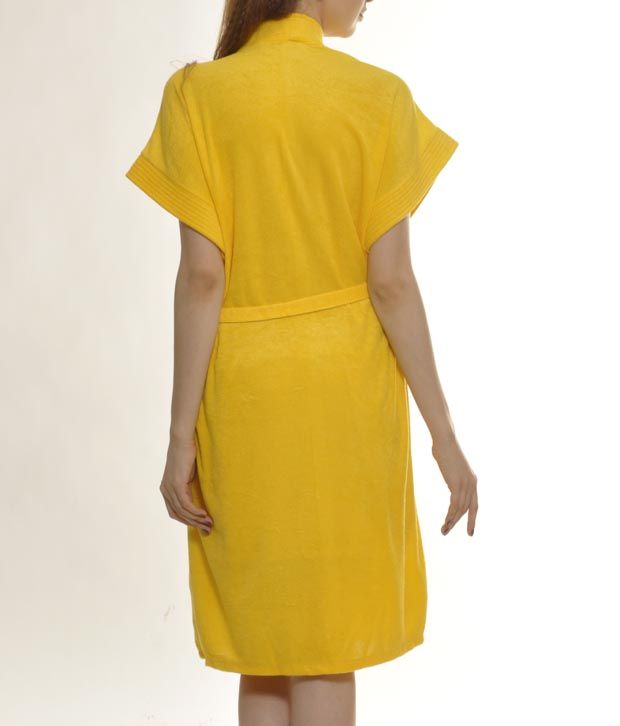 Buy Private Lives Yellow Cotton Bathrobes Online at Best Prices in