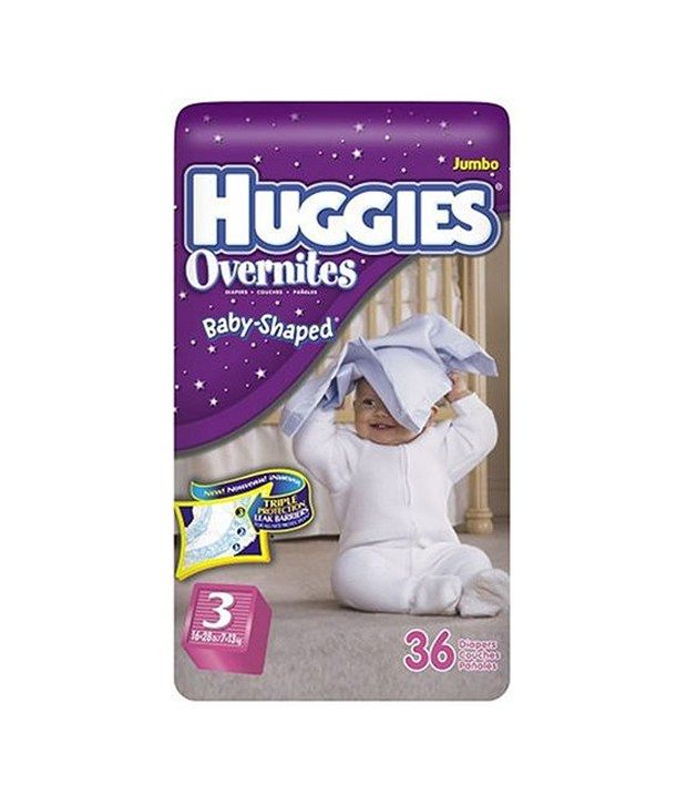 Huggies Overnites Diapers Size 3 36Count (Pack of 2) Buy Huggies Overnites Diapers Size 3 36