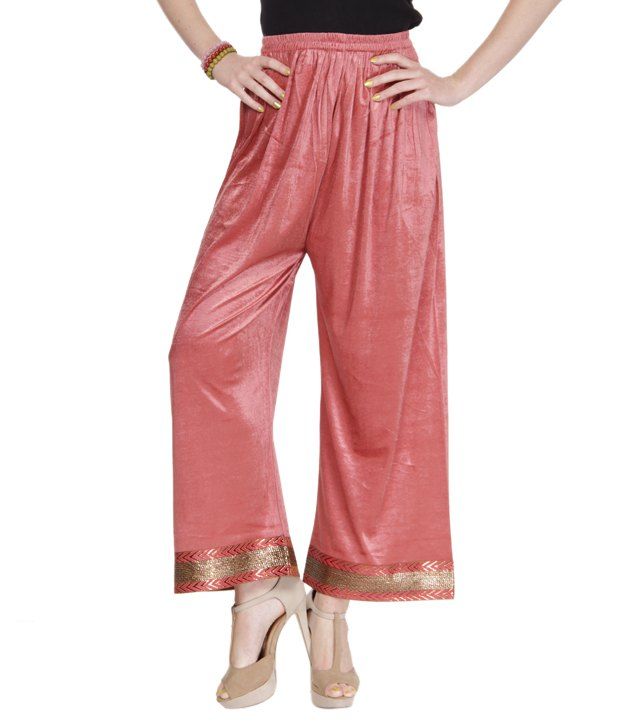 velvet palazzo pants