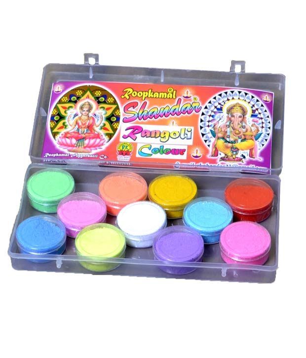 Ankit Rangoli Color Kit 11 Pieces in One Box: Buy Ankit Rangoli Color