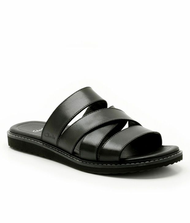 Clarks Weymouth Cross Black Slippers Price in India Buy Clarks