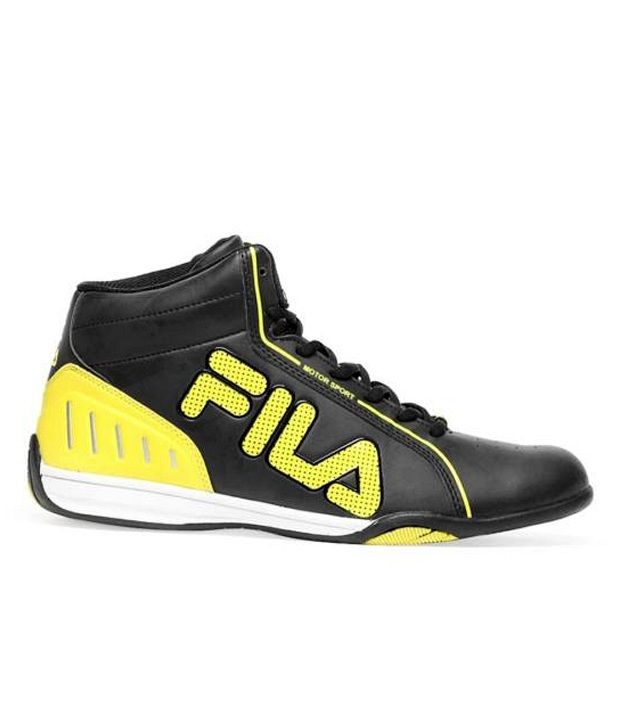 Fila isonzo black basketball shoes Clearance