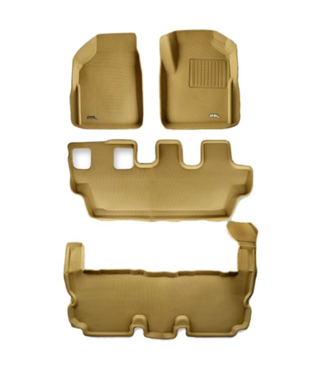 LetsModify 3D Car Foot Mats Mahindra XUV 500 Beige Buy