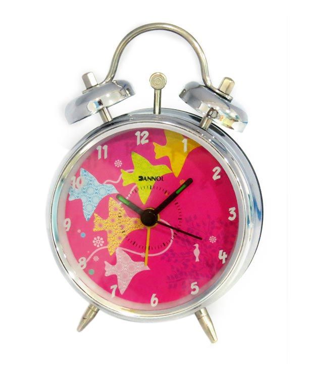 Shayan Home Pink Alarm Clocks Buy Shayan Home Pink Alarm Clocks at