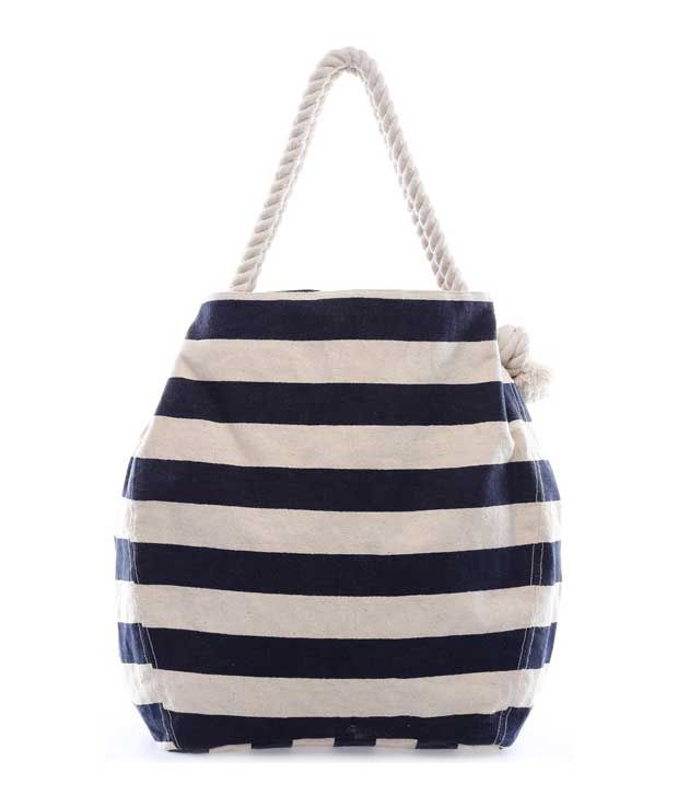 blue white bag