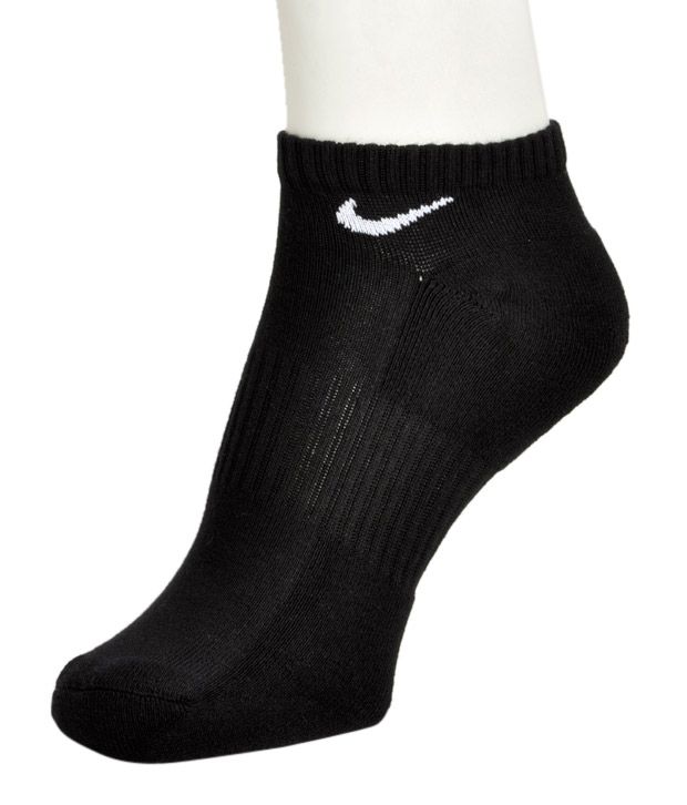 Nike Black Ankle Socks 2 Pair Pack Buy Online At