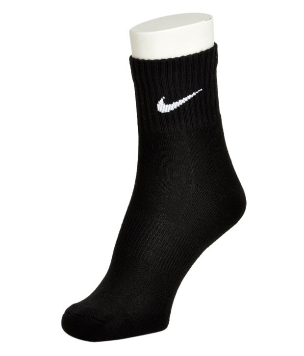 Nike Comfy Black Full Length Socks - 2 Pair Pack - Buy Nike Comfy Black ...