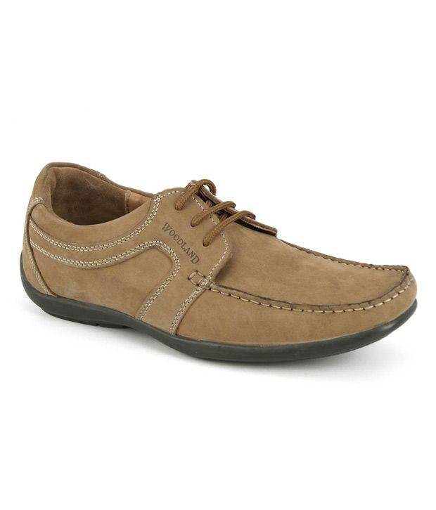Woodland Brown Smart Casuals Shoes Art 