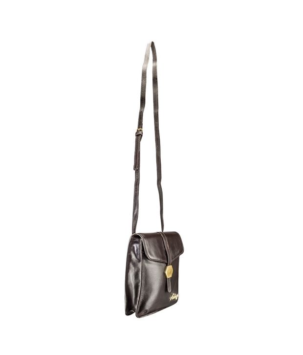 mk brown sling bag