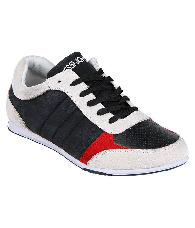 Jessi Jordan White & Red & Black Daily Shoes - Buy Jessi Jordan White ...