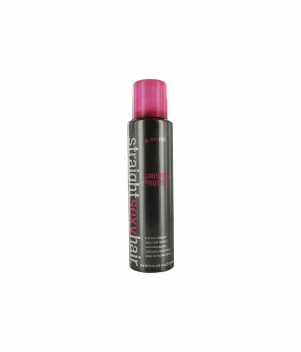 Straight Sexy Hair Smooth Protect Flat Iron Hairspray By Sexy